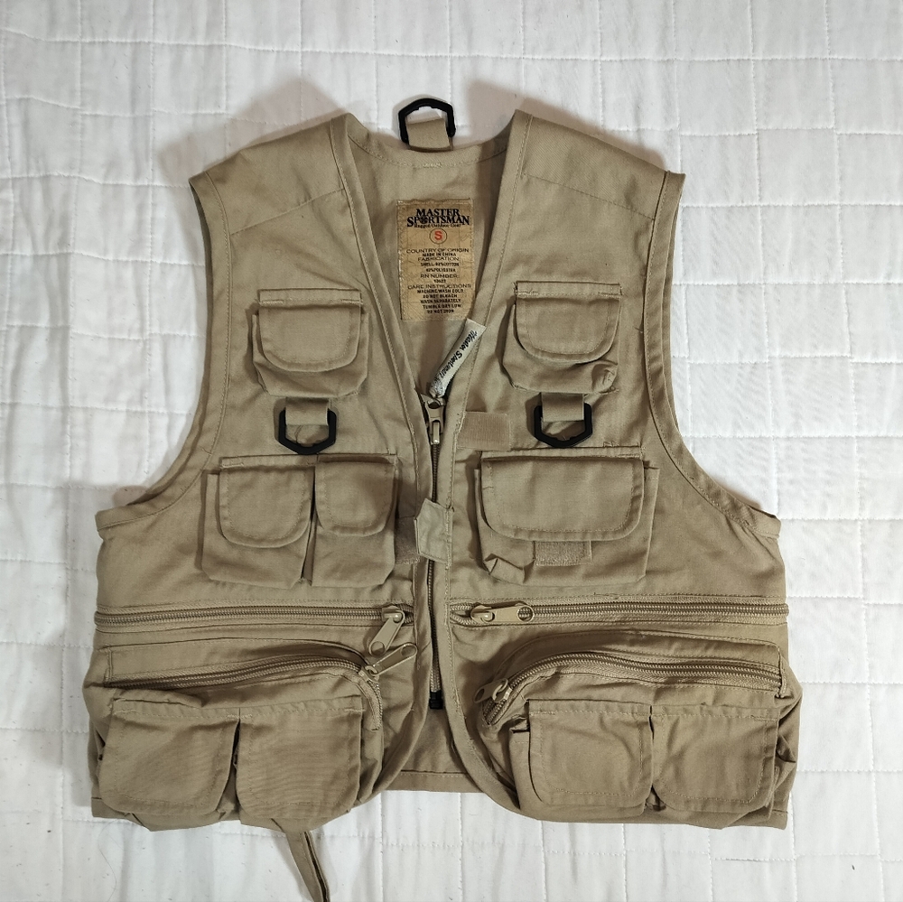 Masters Tan Utility Vest for Kids